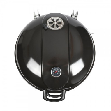 LIVOO Barbecue Charbon 55cm 6 à 8 personnes Acier