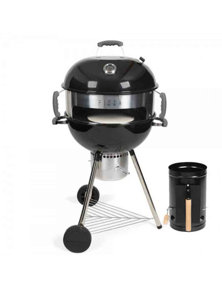 Pack LIVOO Barbecue Four à Pizza + cheminée d'allumage