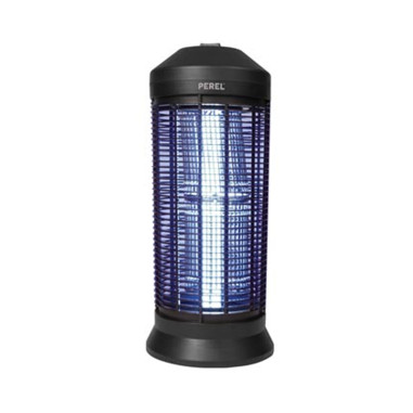 PACK 3X PEREL Destructeurs d'insectes Electrique Noir 40W Lampe Anti-Moustique 600m2
