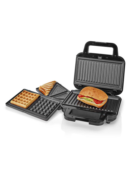 Multi gril  Gril / Sandwich / Waffle  700 W  22 x 12.5 cm  Contrôle au