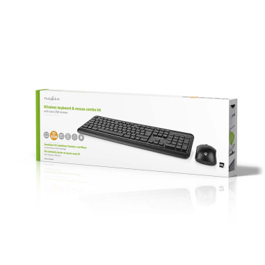 Kit clavier et souris  Sans Fil  Connexion souris et clavier: USB  800