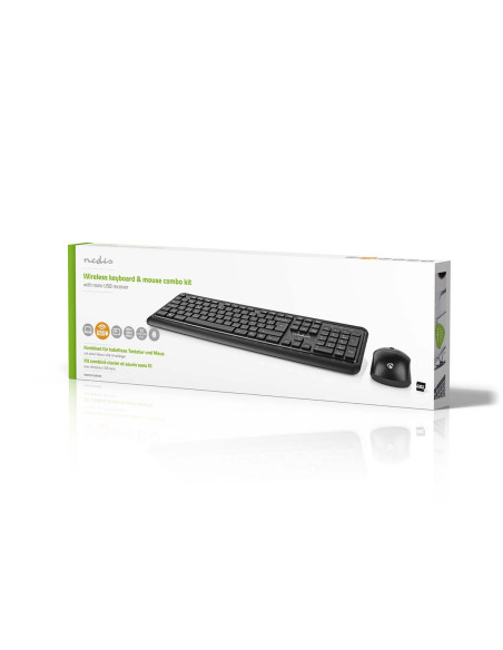 Kit clavier et souris  Sans Fil  Connexion souris et clavier: USB  800