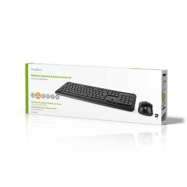 Kit clavier et souris  Sans Fil  Connexion souris et clavier: USB  800