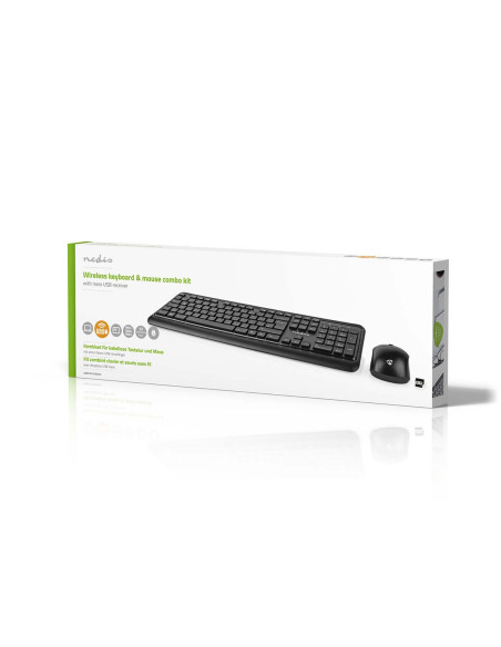 Kit clavier et souris  Sans Fil  Connexion souris et clavier: USB  800