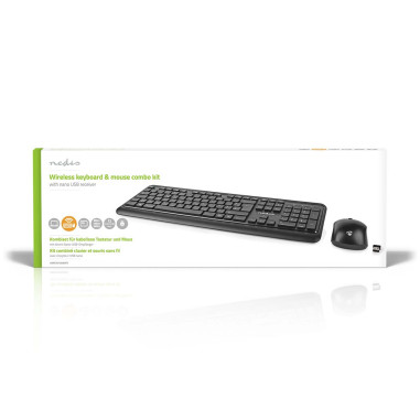 Kit clavier et souris  Sans Fil  Connexion souris et clavier: USB  800