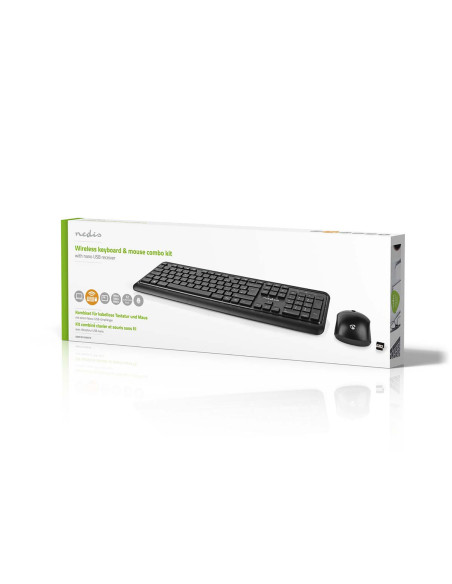 Kit clavier et souris  Sans Fil  Connexion souris et clavier: USB  800
