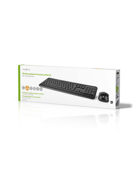Kit clavier et souris  Sans Fil  Connexion souris et clavier: USB  800