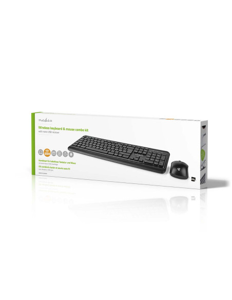 Kit clavier et souris  Sans Fil  Connexion souris et clavier: USB  800