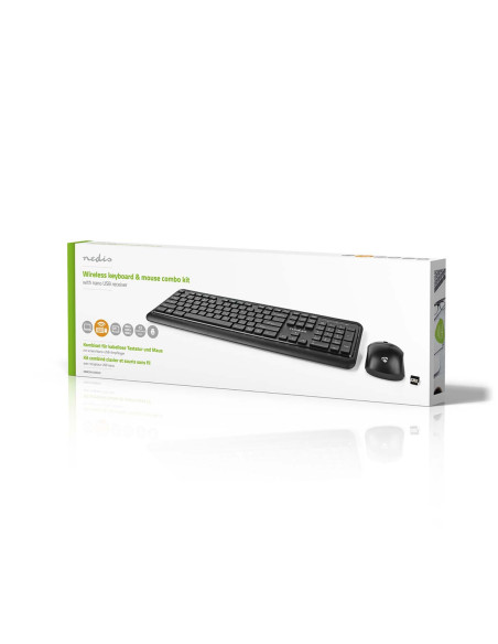 Kit clavier et souris  Sans Fil  Connexion souris et clavier: USB  800