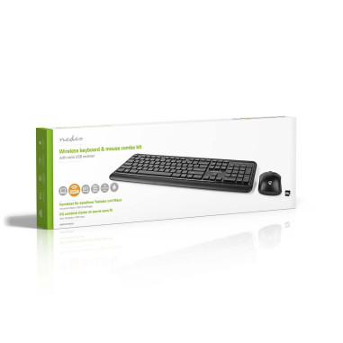 Kit clavier et souris  Sans Fil  Connexion souris et clavier: USB  800