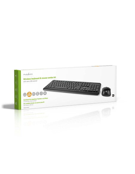 Kit clavier et souris  Sans Fil  Connexion souris et clavier: USB  800