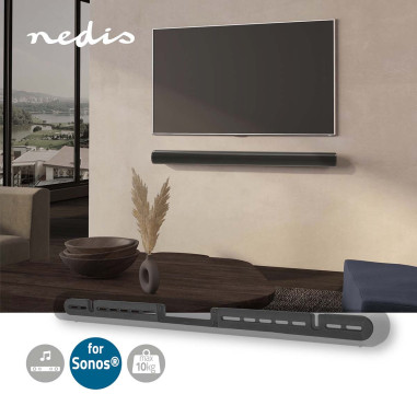 Support pour Barre de Son  Compatible avec: Sonos® Arc?  Mural  10 kg
