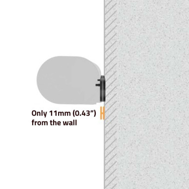 Support pour Barre de Son  Compatible avec: Sonos® Arc?  Mural  10 kg