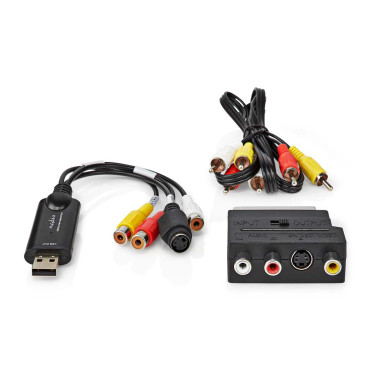 Numériseur Vidéo  USB 2.0  480p  Câble A / V / Péritel