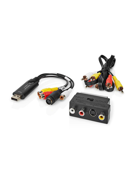 Numériseur Vidéo  USB 2.0  480p  Câble A / V / Péritel