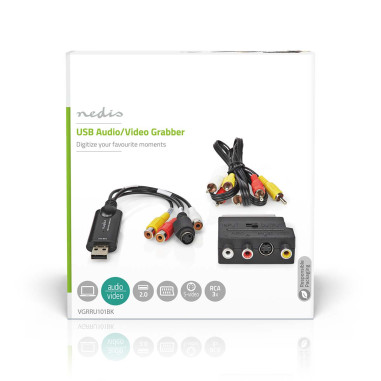 Numériseur Vidéo  USB 2.0  480p  Câble A / V / Péritel