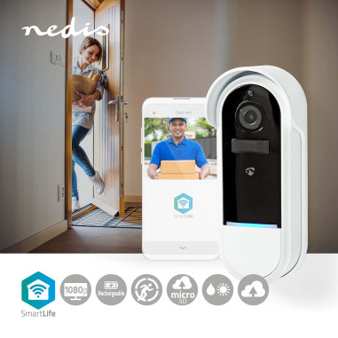 Vidéophone SmartLife  Wi-Fi  Alimenté par pile / Transformateur  Full