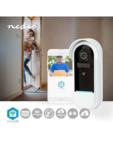 Vidéophone SmartLife  Wi-Fi  Alimenté par pile / Transformateur  Full