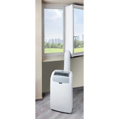 WPRO Kit d'évacuation universel 3 en 1 pour climatiseur mobile adaptable fenêtre porte baie vitré