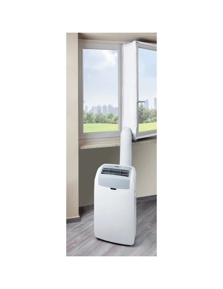 WPRO Kit d'évacuation universel 3 en 1 pour climatiseur mobile adaptable fenêtre porte baie vitré