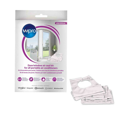 WPRO Kit d'évacuation universel 3 en 1 pour climatiseur mobile adaptable fenêtre porte baie vitré