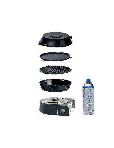 Pack CADAC Barbecue Gaz Spécial Camping + Cartouche de Gaz 220g