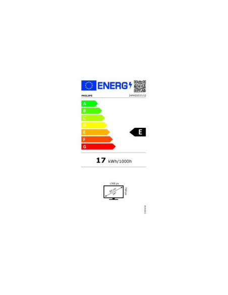 PACK PHILIPS TV LED 24" 60cm Téléviseur HD 12V Tuner SAT Blanc pour Camping-car + ANTARION Support TV