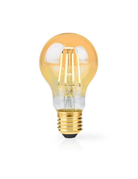 Ampoule LED filament E27  A60  4.9 W  470 lm  2100 K  Variable  Blanc