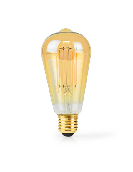 Ampoule LED filament E27  ST64  4.9 W  470 lm  2100 K  Variable  Blanc