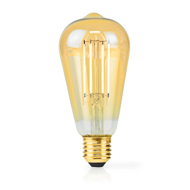 Ampoule LED filament E27  ST64  4.9 W  470 lm  2100 K  Variable  Blanc