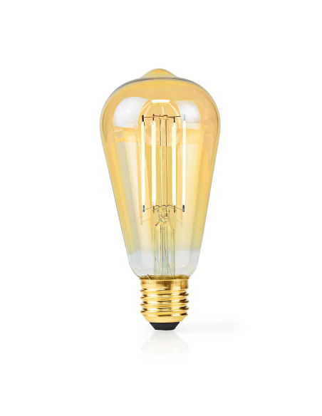 Ampoule LED filament E27  ST64  4.9 W  470 lm  2100 K  Variable  Blanc