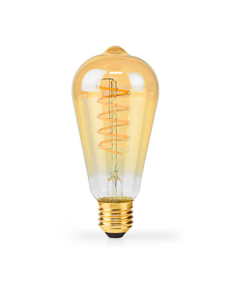 Ampoule LED filament E27  ST64  3.8 W  250 lm  2100 K  Variable  Blanc