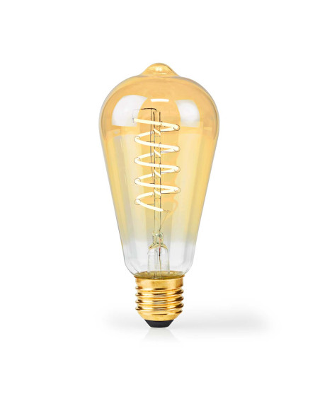 Ampoule LED filament E27  ST64  3.8 W  250 lm  2100 K  Variable  Blanc