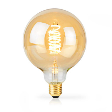 Ampoule LED filament E27  G95  3.8 W  250 lm  2100 K  Variable  Blanc
