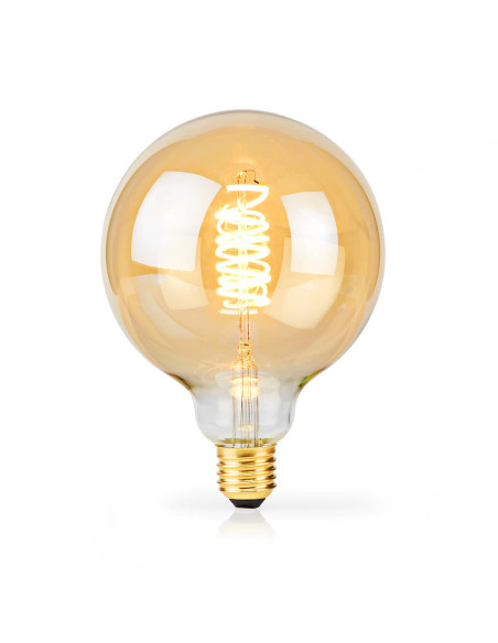Ampoule LED filament E27  G95  3.8 W  250 lm  2100 K  Variable  Blanc