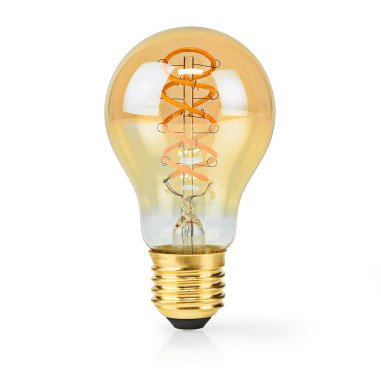 Ampoule LED filament E27  A60  3.8 W  250 lm  2100 K  Variable  Blanc