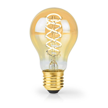 Ampoule LED filament E27  A60  3.8 W  250 lm  2100 K  Variable  Blanc