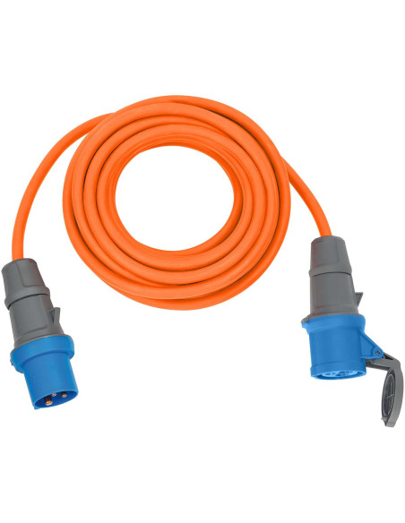 Câble d'extension CEE 10 m (Câble d'extension de camping H07RN-F 3G2.5