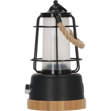 Lampe de camping rechargeable CAL 1 avec corde de chanvre et base en b