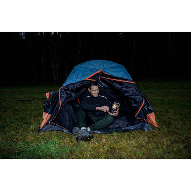 Lampe de camping rechargeable CAL 1 avec corde de chanvre et base en b