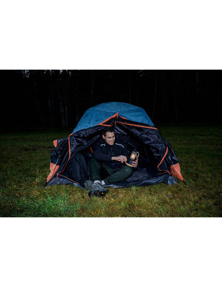 Lampe de camping rechargeable CAL 1 avec corde de chanvre et base en b