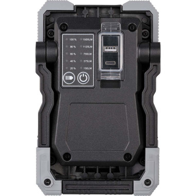 Projecteur portable LED / Projecteur de chantier LED RUFUS 1500 MA rec