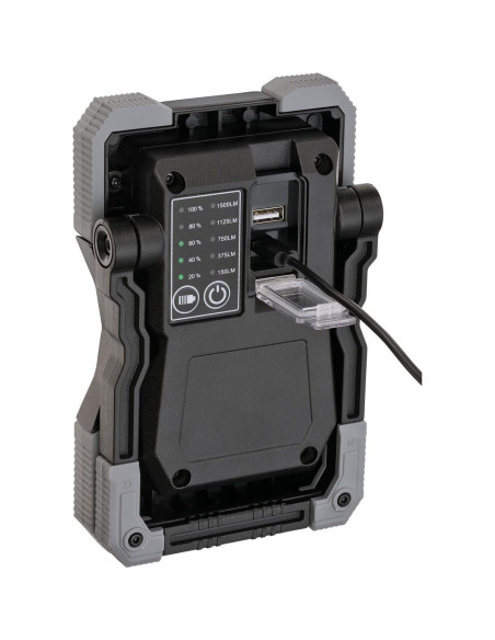 Projecteur portable LED / Projecteur de chantier LED RUFUS 1500 MA rec
