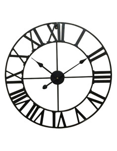 Horloge murale 60 cm Analogiques Noir