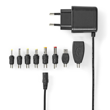 Adaptateur secteur universel  12.5 W  5 V DC  1.60 m  2.5 A  8 plug(s)