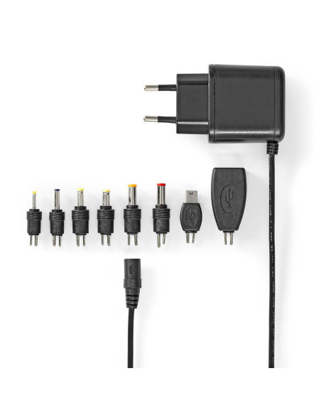 Adaptateur secteur universel  12.5 W  5 V DC  1.60 m  2.5 A  8 plug(s)