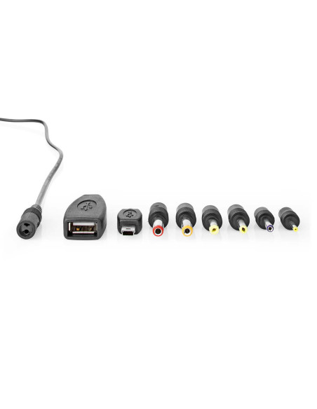 Adaptateur secteur universel  12.5 W  5 V DC  1.60 m  2.5 A  8 plug(s)