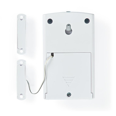Alarme porte de fenêtre  Alimenté par pile  3x AAA/LR03  85 dB  Blanc