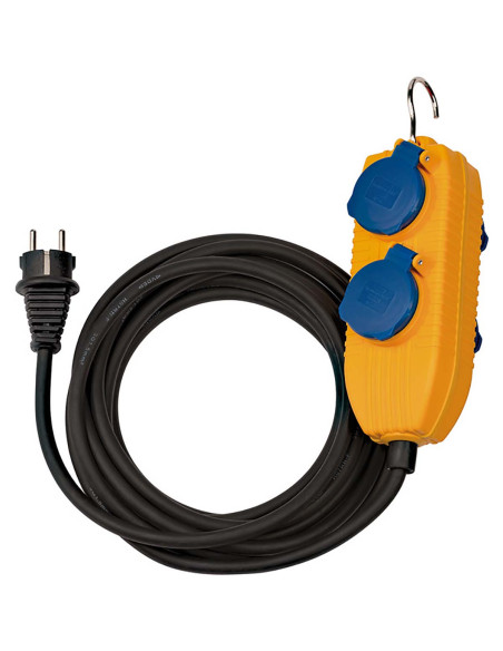 Câble de chantier IP54 avec bloc d'alimentation (extension 4 voies pou