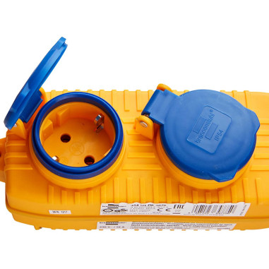 Câble de chantier IP54 avec bloc d'alimentation (extension 4 voies pou